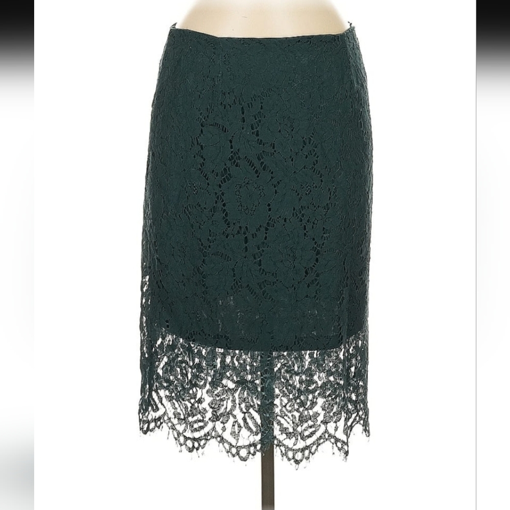 Vero Moda Lace Pencil Skirt - Dark Green NWT